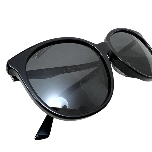 Gucci Round Sunglasses‎ GG0261SA Solar Black Solid Frame Women 144MM main image 6